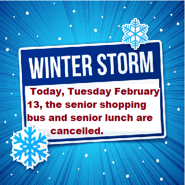 senior activities cancelled