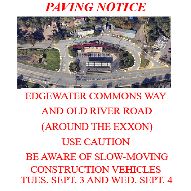 PAVING NOTICE OLD RR