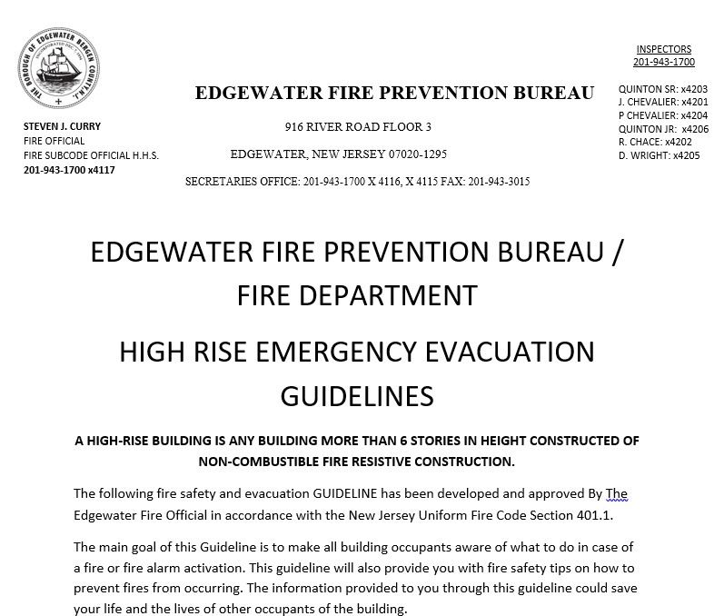 FPB highrise evacuation