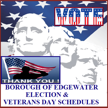 ELECTION  VETERANS DAY SCHEDULE