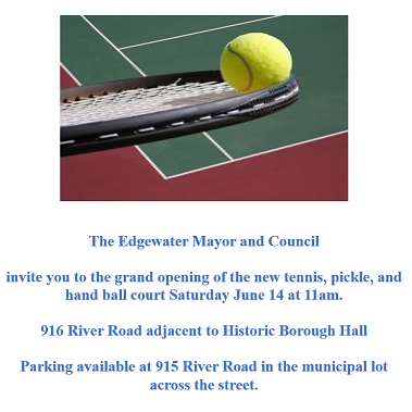 GRAND OPENING OF COURTS