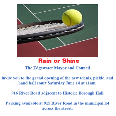 GRAND OPENING OF COURTS