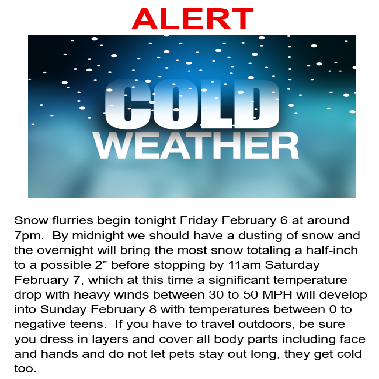 cold weather alert sm