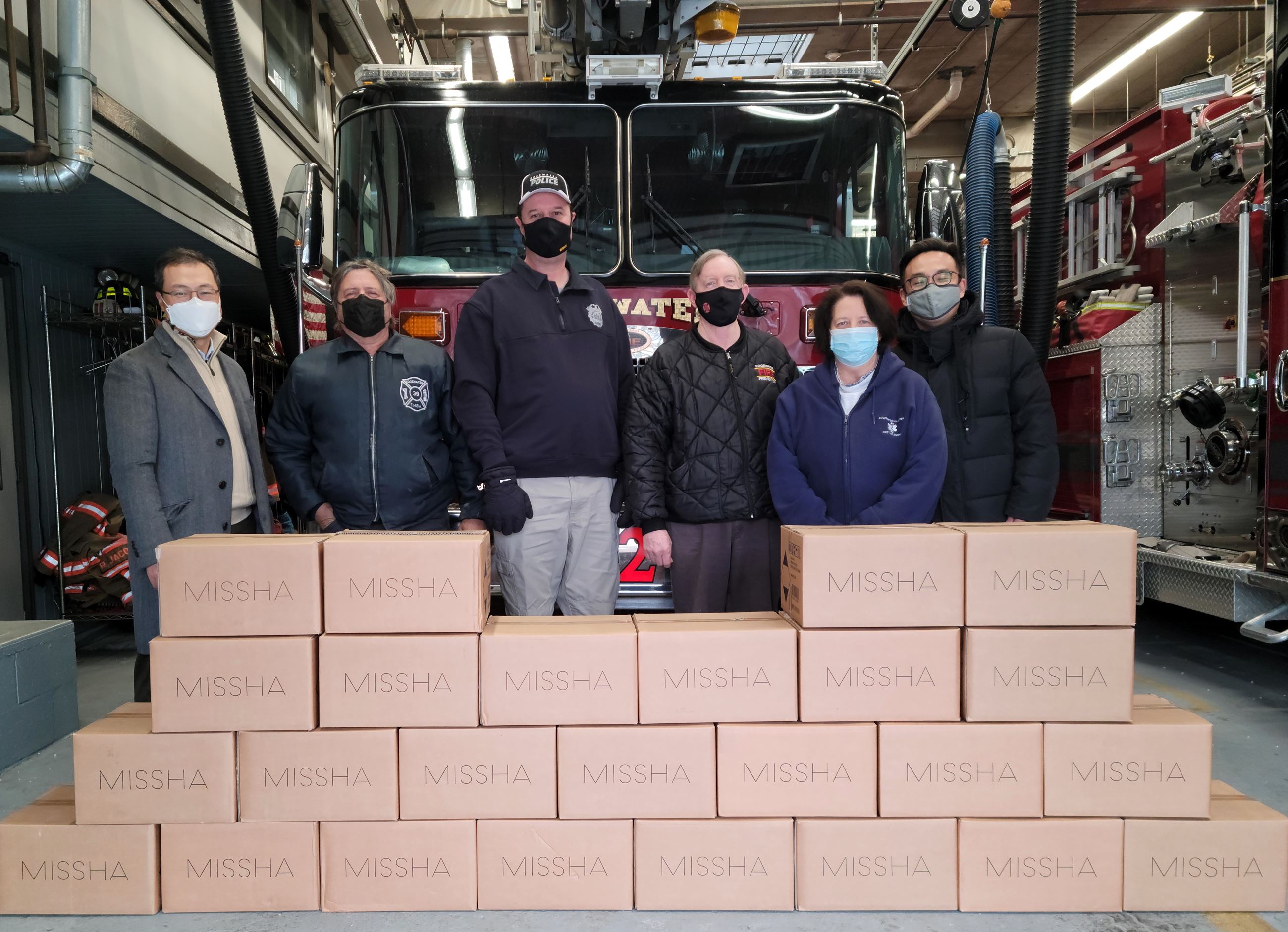 donation of hand sanitizer